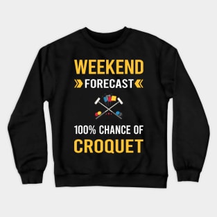 Weekend Forecast Croquet Crewneck Sweatshirt